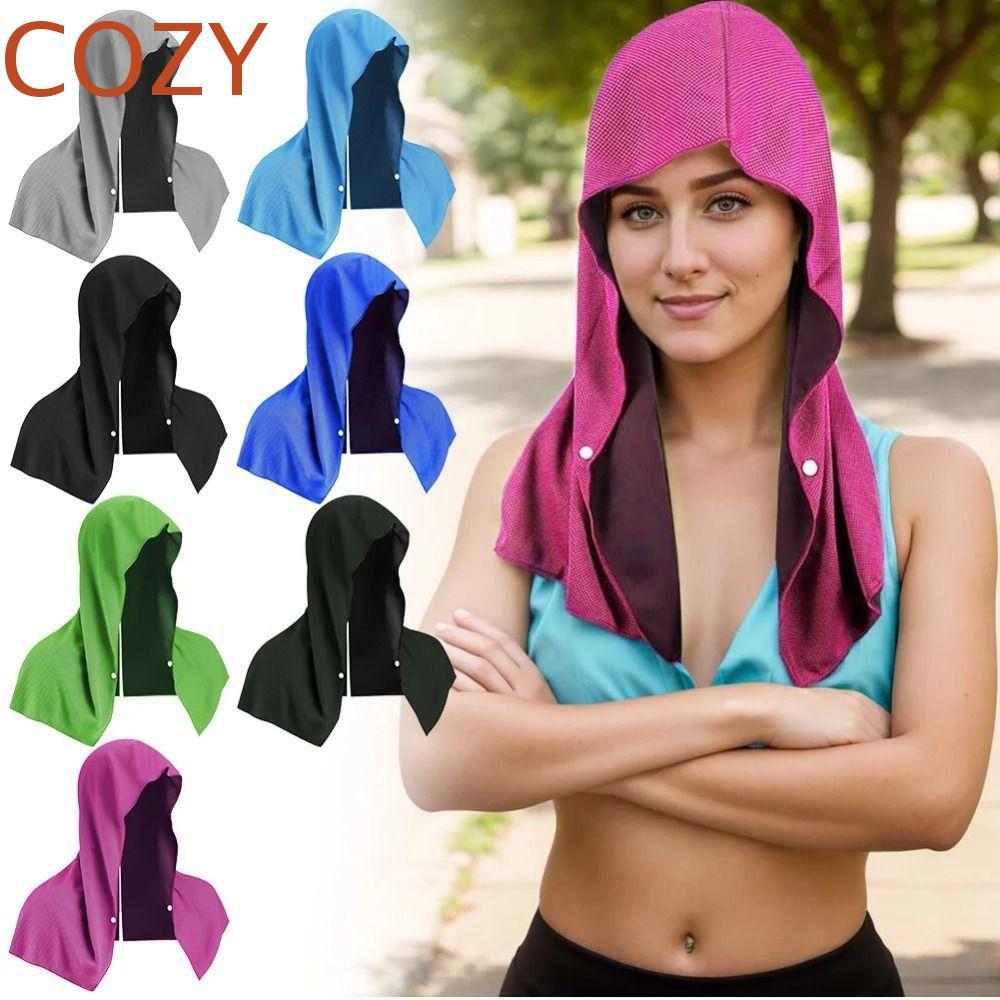 Khăn & Áo Hoodie COZY Làm Mát Chống Nắng Thấp Hút Tốt, Phù Hợp Cho Hoạt Động Ngoài Trời
