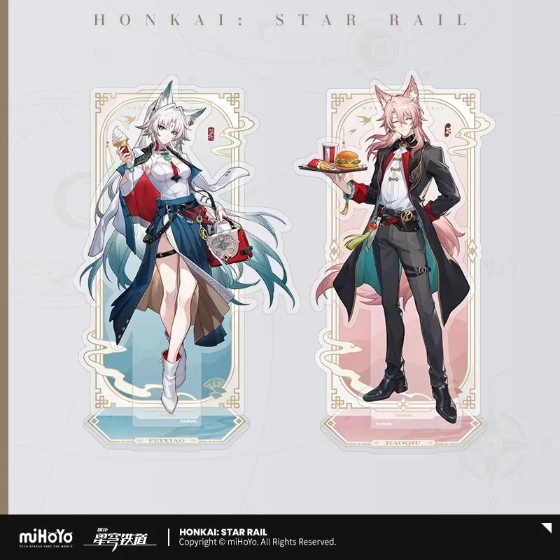 Standee Honkai Star Rail chính hãng miHoYo mô hình mica Feixiao Jiaoqiu dòng Delicious Together tran