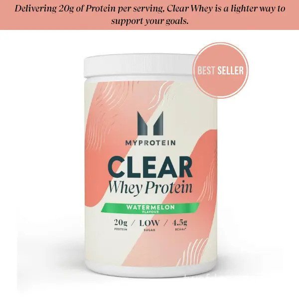 Bột Protein Cô Lập Whey Trong Suốt - Myprotein