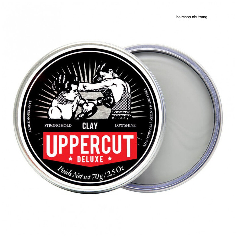 Sáp giữ nếp mạnh, độ hoàn thiện tự nhiên Uppercut Deluxe Clay 70gr - NC
