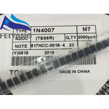 100 Chiếc M7 1N4007 SMD 1A 1000V