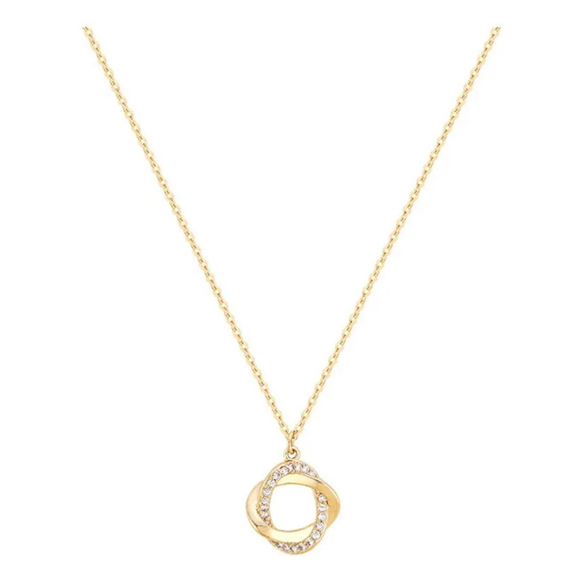 Vòng cổ mặt dây chuyền Mobius Ring Zircon dành cho nữ