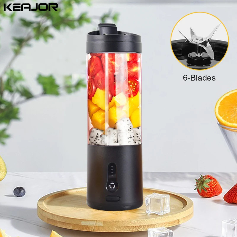 Máy xay cầm tay Mini Máy ép trái cây điện Smoothie Orange Fresh Juice Blender Máy xay sinh tố đa chứ