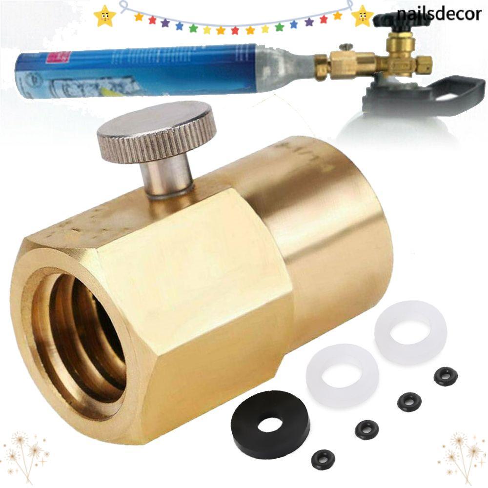 NAILSDECOR CO2 Adapter Homebrew Tank Connector Kit Bộ chuyển đổi nạp xi lanh cho Sodastream
