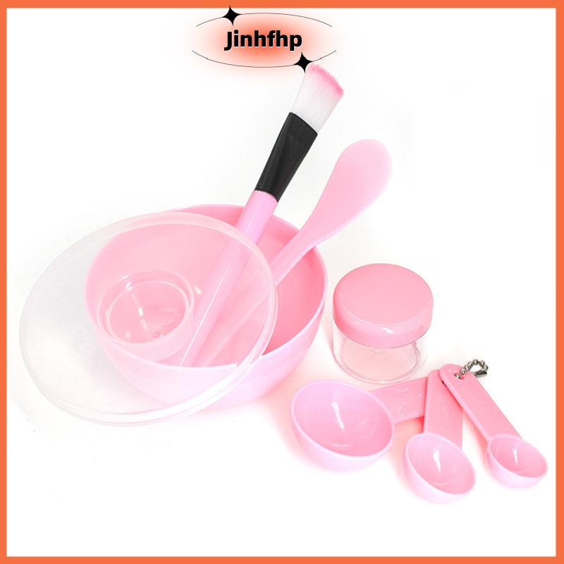Jinhfy Facial Brush Mask Bát Muỗng Set Mask Brush Bar DIY Beauty Tools Mixing Tools Skin Care Makeup