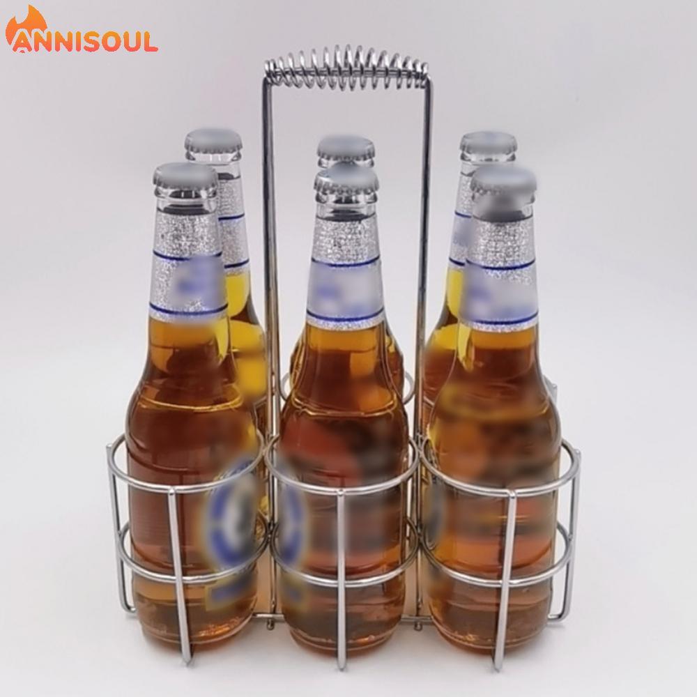 [NISO]Bar Beer Rack Modern Sleek Design Electroplated Finish Beer Bottle Holder