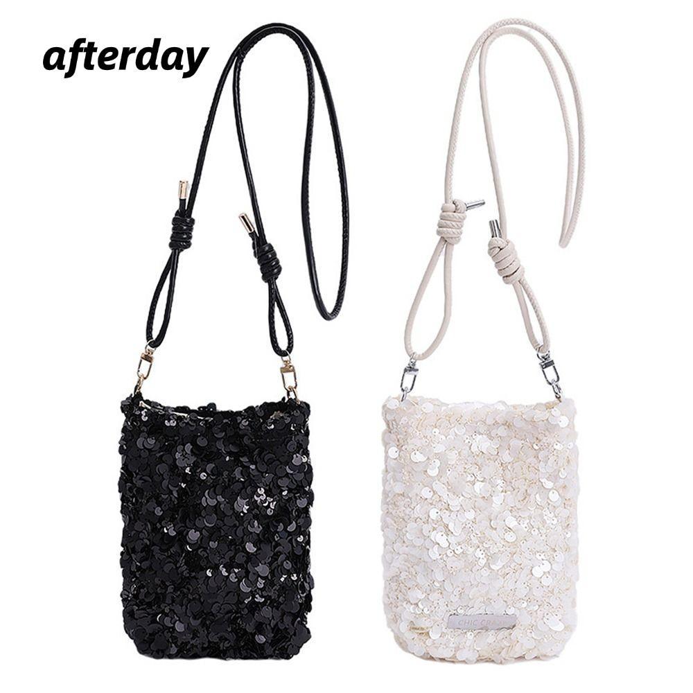 Túi đeo vai AFTERDAY568, Túi đeo chéo thời trang lấp lánh, Bling Ví Bling Bling quyến rũ