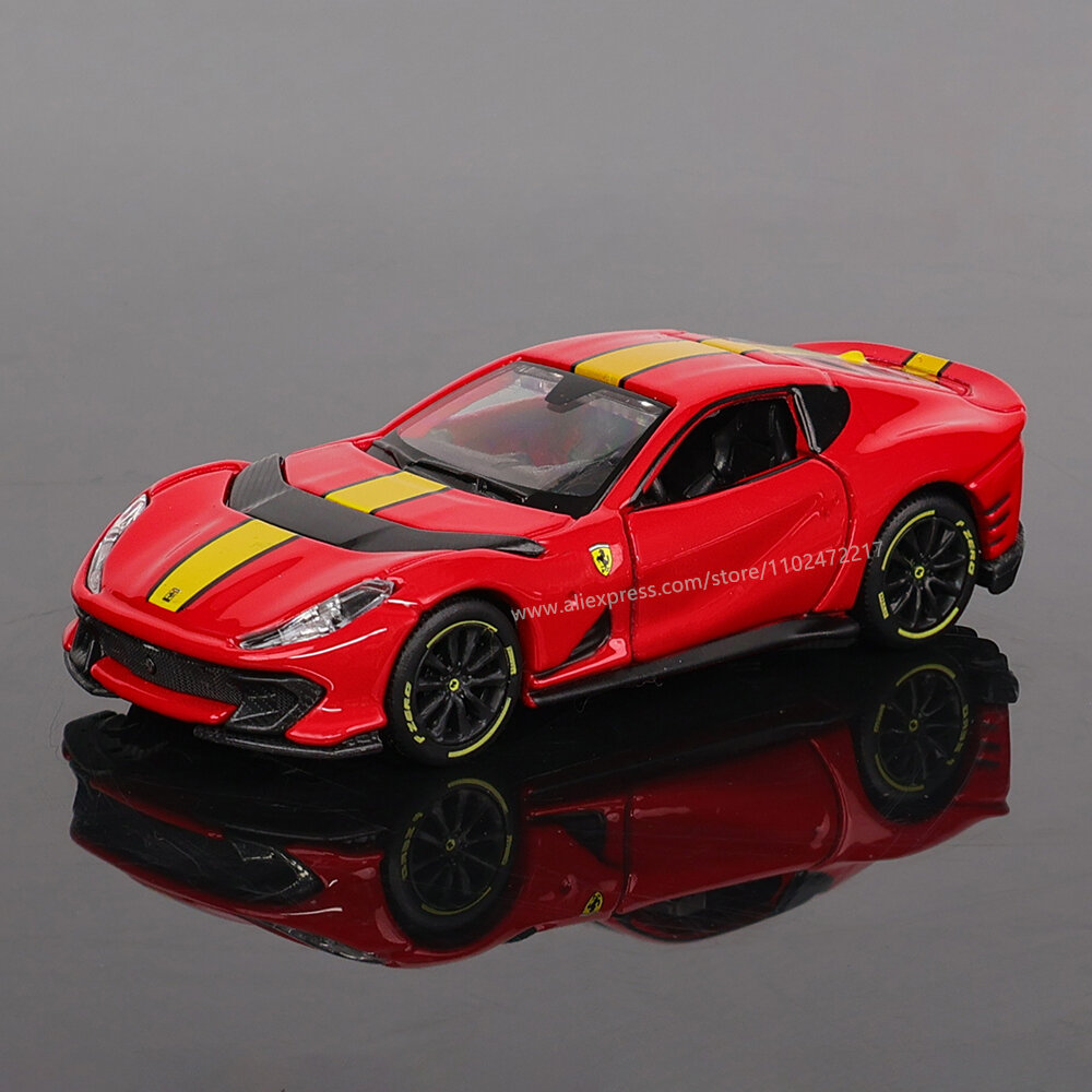 Bburago1: 64 Ferrari E812 COMPETIZIONE Mẫu Bộ Sưu Tập Nhỏ Xe Hợp Kim Mô Hình Đồ Chơi Quà Tặng Cảnh T
