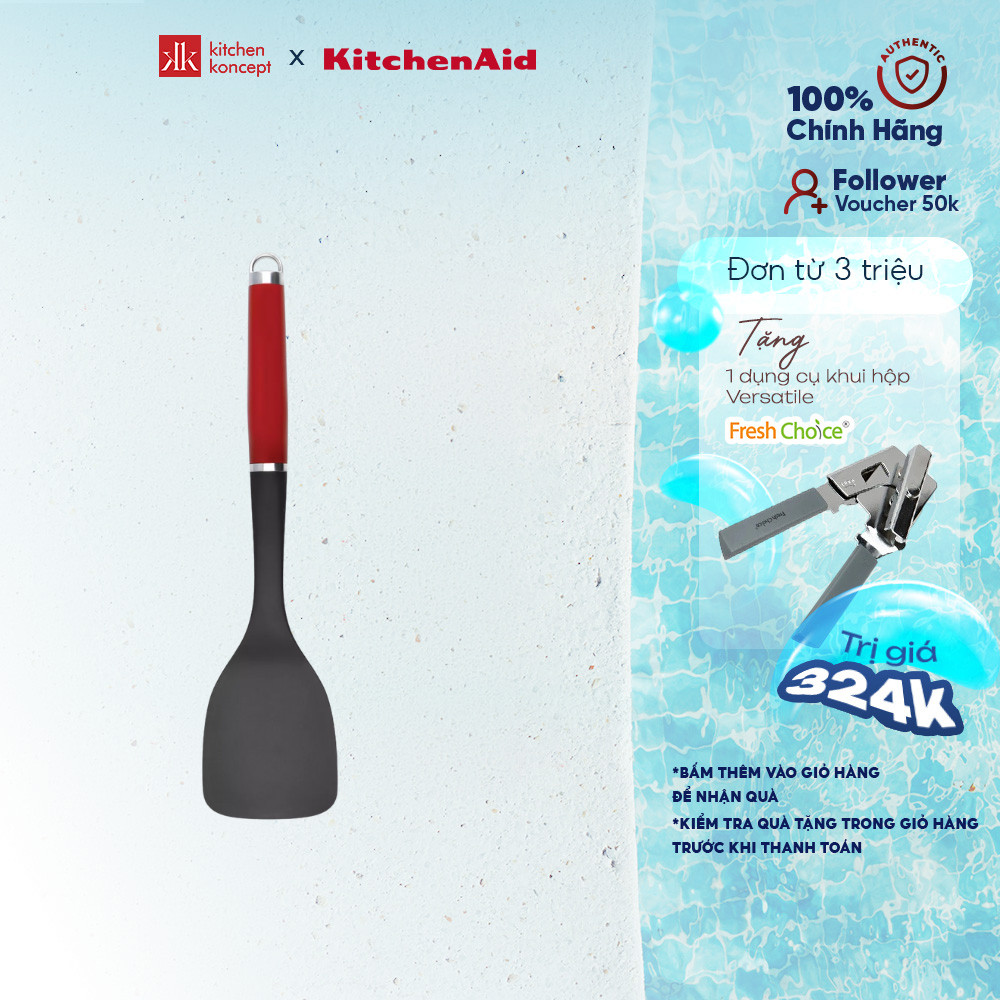 KitchenAid - Xẻng chiên Coreline - Màu Đỏ