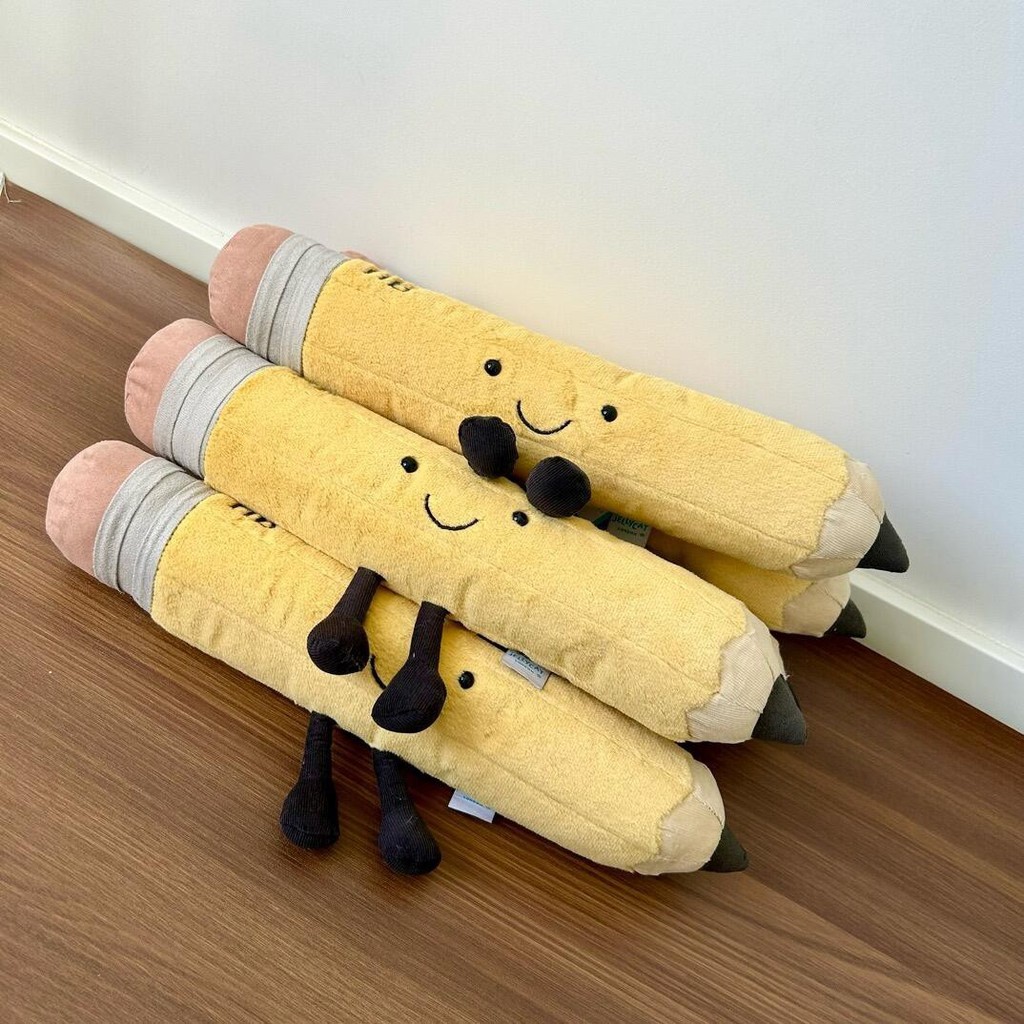 Pencil, ruler, sunflower pencil case, penguin pencil case, bear head pencil case, plush toy