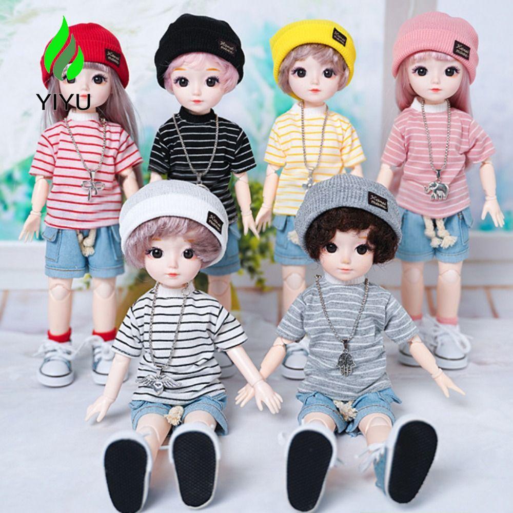 YIYU Quần áo búp bê 30cm, Vải búp bê đầy màu sắc Thích hợp cho quần áo búp bê 12 inch, Váy quần áo K