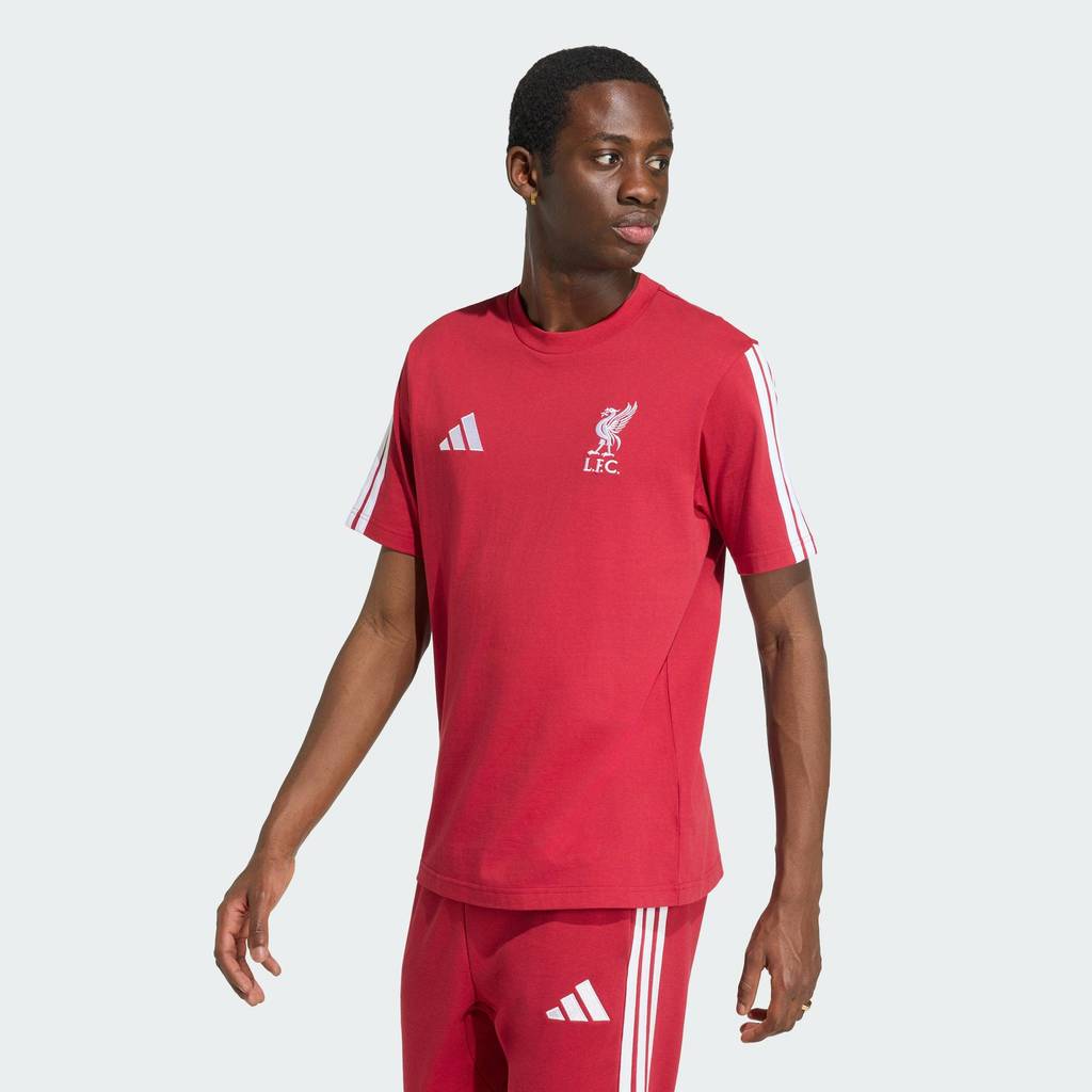 adidas Football Liverpool FC DNA T-Shirt Men Burgundy KG2489