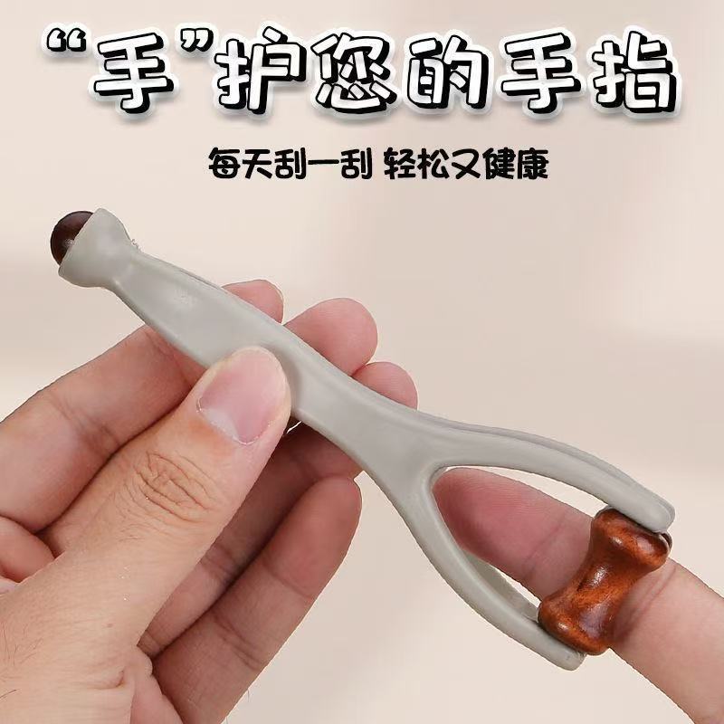 [Sẵn Sàng] Phong Cách Mới Gỗ Chắc Chắn Đa Năng Máy Mát Xa Ngón Tay Con Lăn Nạo vét Kinh Tuyến Di Độn
