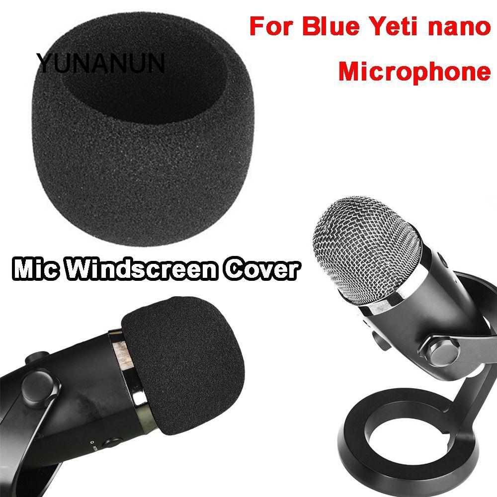 YUNAUN Micro Pop Filter, Thay Thế Bọt Biển Đổ Xô Mic Kính Chắn Gió, Tăng Cường Âm Thanh Chống Gió Po