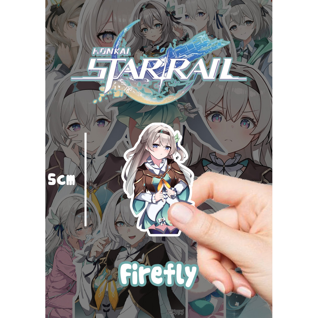 [Honkai Star Rail] Set 147 Sticker Firefly ✨ đã cắt sẵn, không trùng nhau, bộ sưu tập fan Honkai Sta