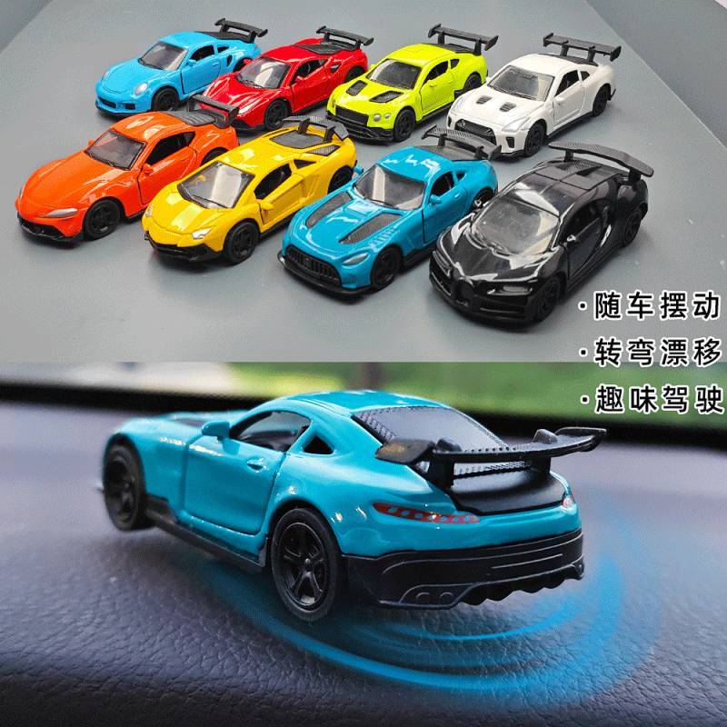 AE86 Drift Dashboard Dynamic Decoration Novel Turning Funny Model Drift Car Decoration XOLj