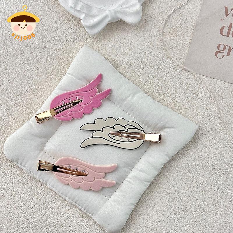 [8C05] Kẹp tóc cánh dễ thương Kẹp tóc vui nhộn Kẹp tóc không dấu vết Kẹp mỹ phẩm Dopamine Kẹp tóc bị