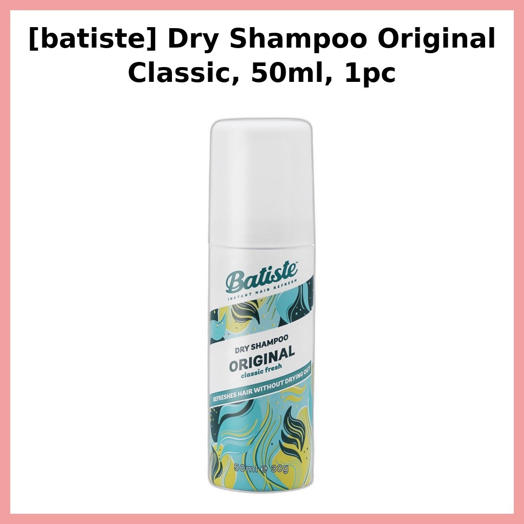 [batiste] Dầu gội khô Original Classic, 50ml, 1 cái / Dầu gội khô Hàn Quốc / Công thức nhẹ / Chính h