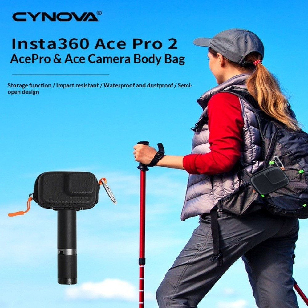 CYNOVA Thích hợp cho túi đựng thân máy Insta360 ACE Pro 2, Thích hợp cho / Vỏ bảo vệ Camera Gopro / 