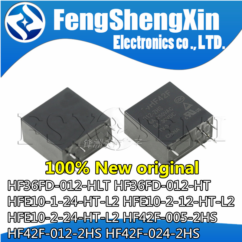5 Miếng HF36FD-012-HLT HF36FD-012-HT HFE10-1-24-HT-L2 HFE10-2-12-HT-L2 HFE10-24-HT-L2 HF42F-005-2HS 