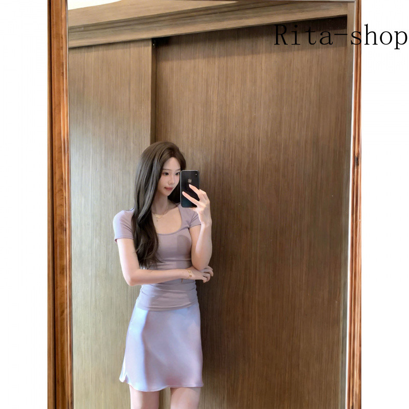 [Pre-Order] Set Váy Satin Tím Cao Cấp Ôm Eo Tôn Dáng Phong Cách Sang Chảnh Quyến Rũ Mùa Hè Nữ | BigBuy360 - bigbuy360.vn