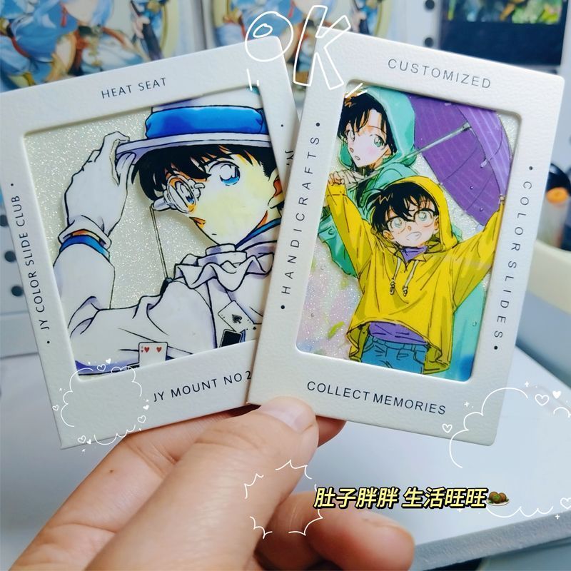 Anime Hàng Hóa Thám Tử Lừng Danh Conan Shinran Photocard Ando Phòng 10cm Đôi Flash Polaroid Thẻ Phan