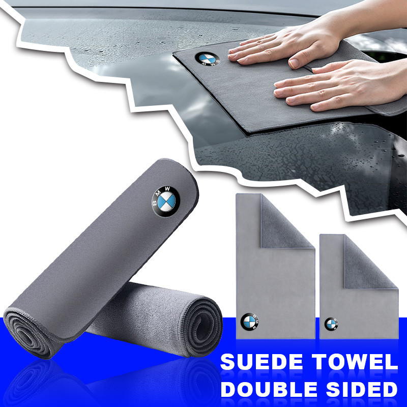 Rửa Xe Microfiber Khăn Tự Động Biểu Tượng Làm Sạch Vải Lau Auot Cho Xe BMW X1X2X3X4X5X6X7 i4i5i7iX i