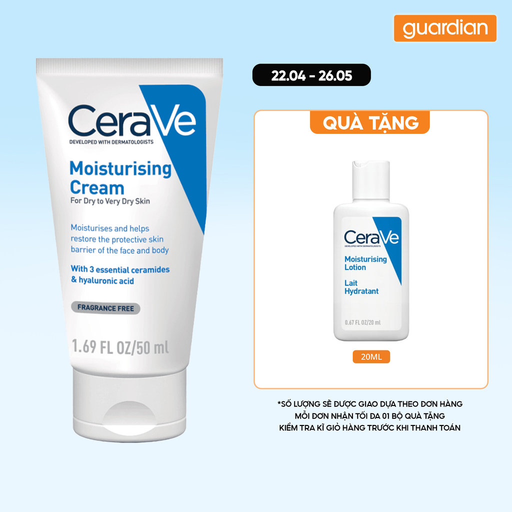 Kem Dưỡng Ẩm Dành Cho Da Khô Cerave 50Ml