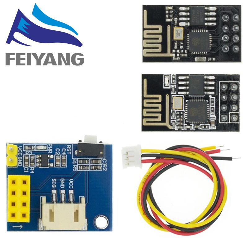 Esp8266 ESP-01 ESP-01S RGB LED Điều Khiển Module Cho IDE WS2812 Vòng Đèn Điện Tử Thông Minh DIY