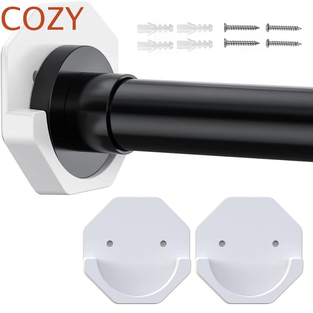COZY Tắm Giá Dính 2 Chiếc Nhà Khách Sạn Treo Tường Tải 25 Pounds Có Ốc Vít Phụ Kiện Phòng Tắm