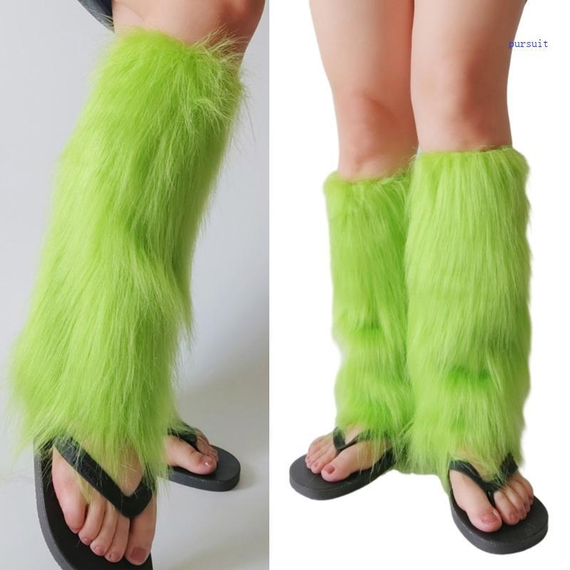 Suit nữ lông thú giả, ấm áp & fuzzy, phù hợp cho áoboot và ankle boots