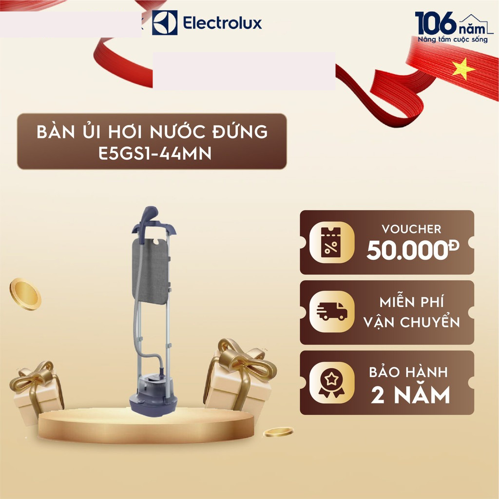 [Hỏa tốc 2h] Bàn ủi hơi nước đứng Electrolux UltimateCare 500 - 1800W- E5GS1-44MN