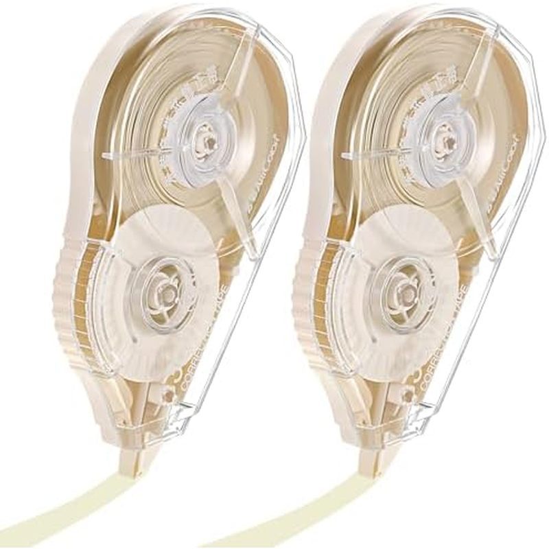 Zonon Correction Tape Cream Color Beige Corrective Tape Eraser Dài 100 Feet cho trường học Đồ dùng v