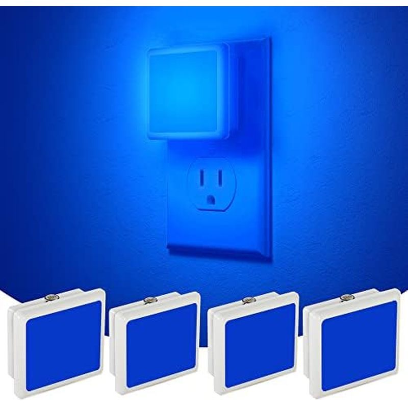 JandCase Night Lights Plug into Wall 2 Pack, Plug in Night Light with Dusk-to-Dawn Light Sensor, 300