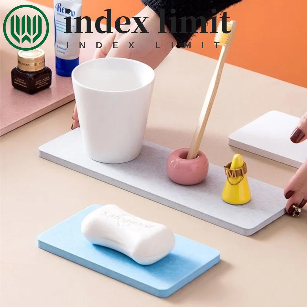  index limit INDEX LIMIT Diatomite Coaster, Thảm Diatomite khô nhanh chống ẩm, Tấm thấm nước dày chố