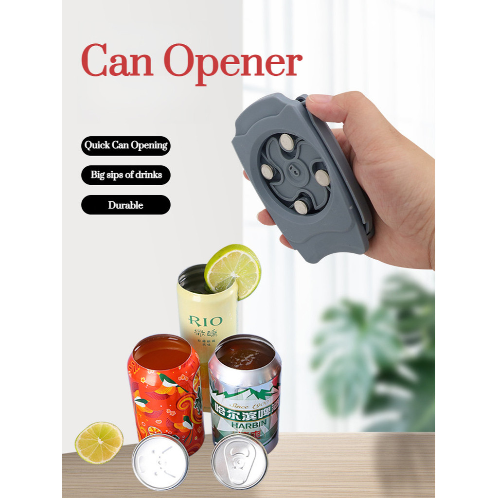 [Easy to Use] Versatile Bottle and Can Opener Tool for Home Use Bottle Opener/Can Opener/Portable Op