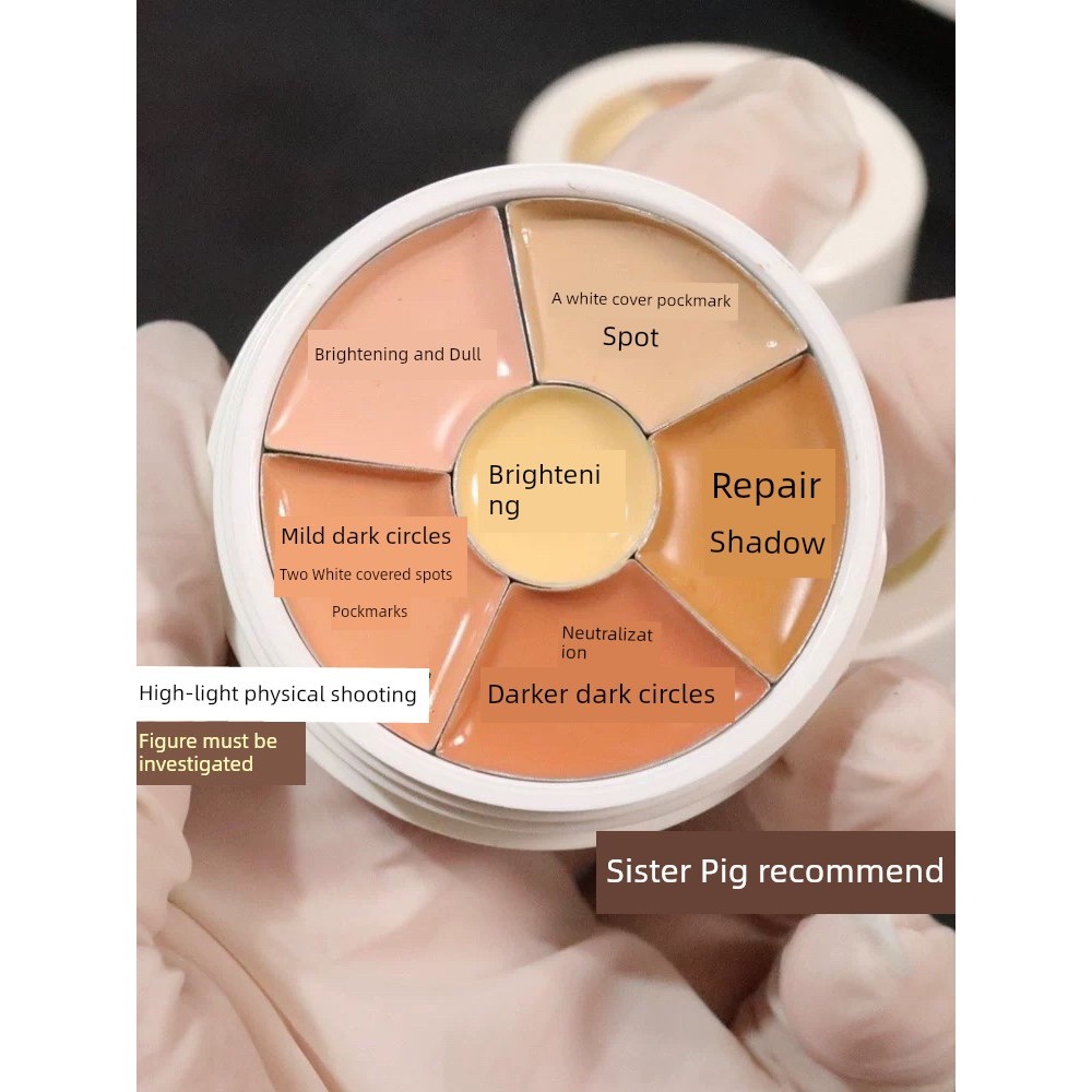 Bát lớn nổi bật | Opera Concealer Phantom Sample China Limited Mini Three-Six Color Test Color Color