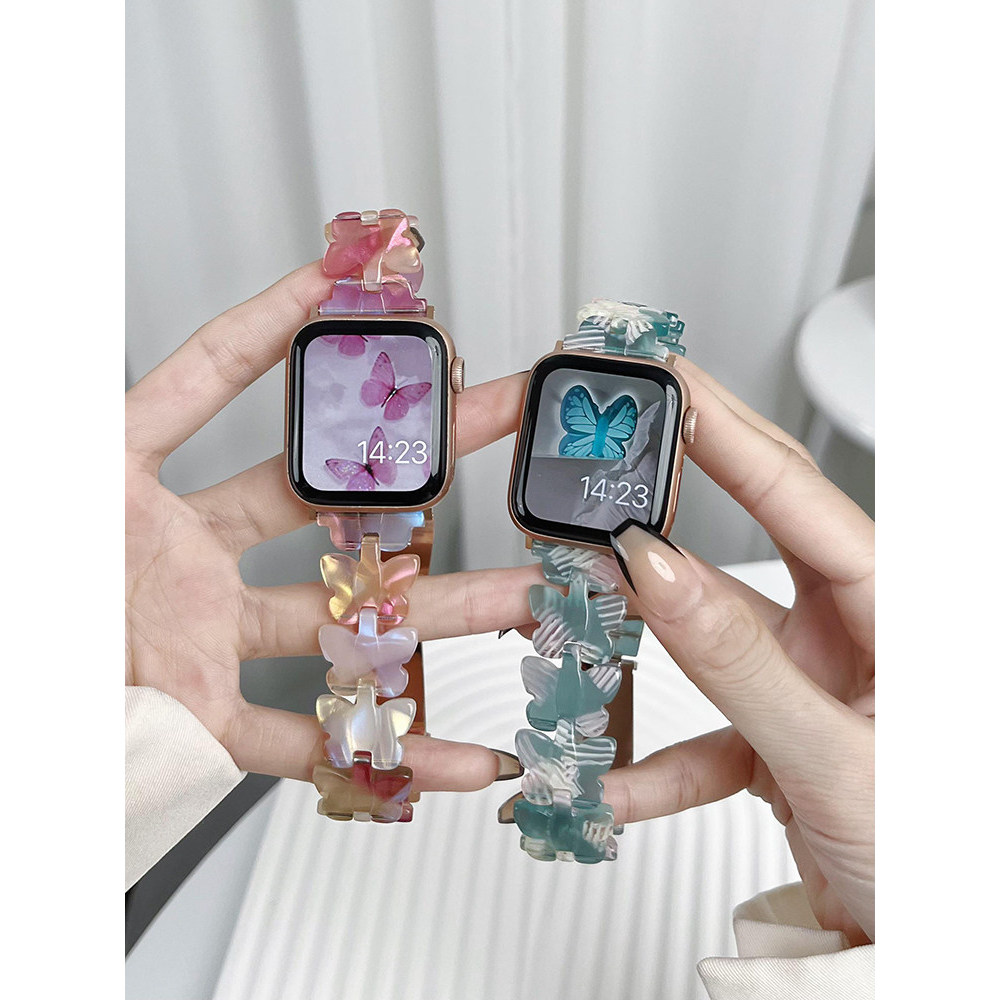 Thích hợp cho Apple watch10 Dây đeo iwatch9 Apple Watch se Generation s8 Resin se Sports ultra New S