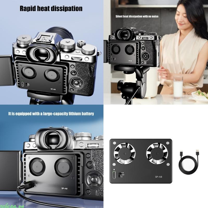 Quạt làm mát tản nhiệt máy ảnh zebeaavn Thay thế cho phụ kiện máy ảnh ZV-E10 A6700 A7C2 ZV-E1 A7M4 A