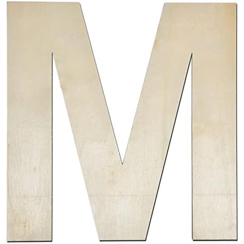 12 Inch Wooden Number 0, 1/4 Inch Thick Large Unfinished Wood Number for Home Wall Decor, DIY Crafts