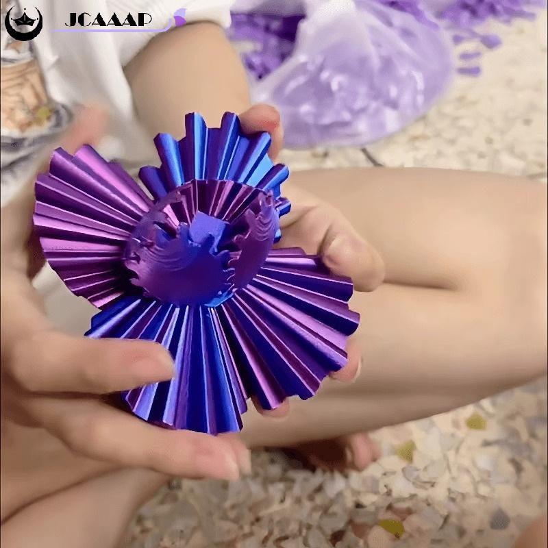 Jcaaap 3D In Gear Ball Spin Ball Hoặc Cube Fidget Toy, Gear Ball Pop Fidget Toy, Gear Toy để thư giã