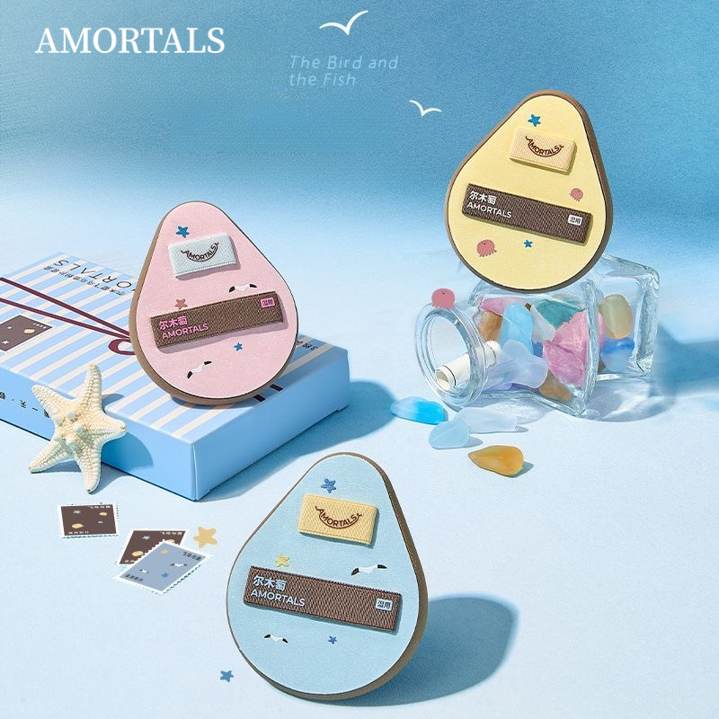 AMORTALS Bông phấn dày 3 miếng