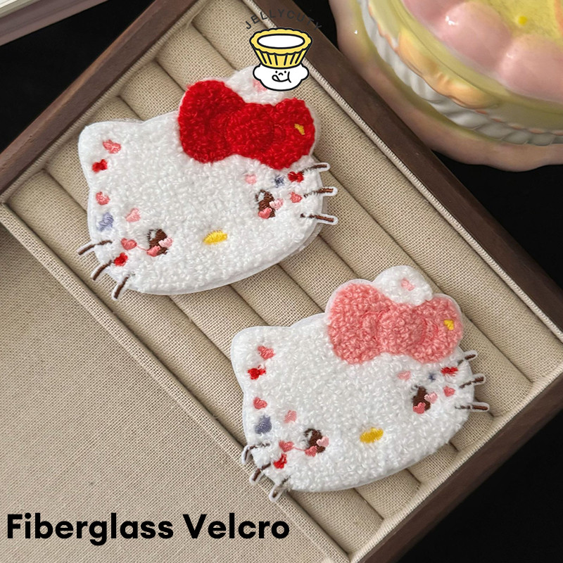 [jell] Dễ Thương KT Cat Bangs Patch Magic Tape Phụ Kiện Tóc Traceless Trẻ Em Tóc Gãy