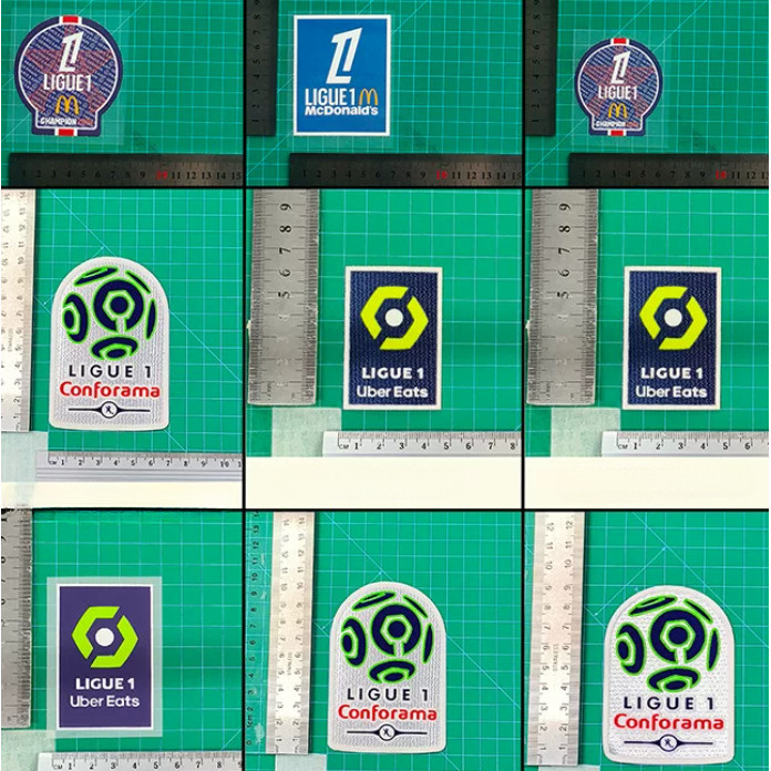 Bộ sưu tập Ligue 1, Logo nhà tài trợ, Số áo, Miếng dán chữ cái & tay áo, Nhãn dán truyền nhiệt, Phụ 