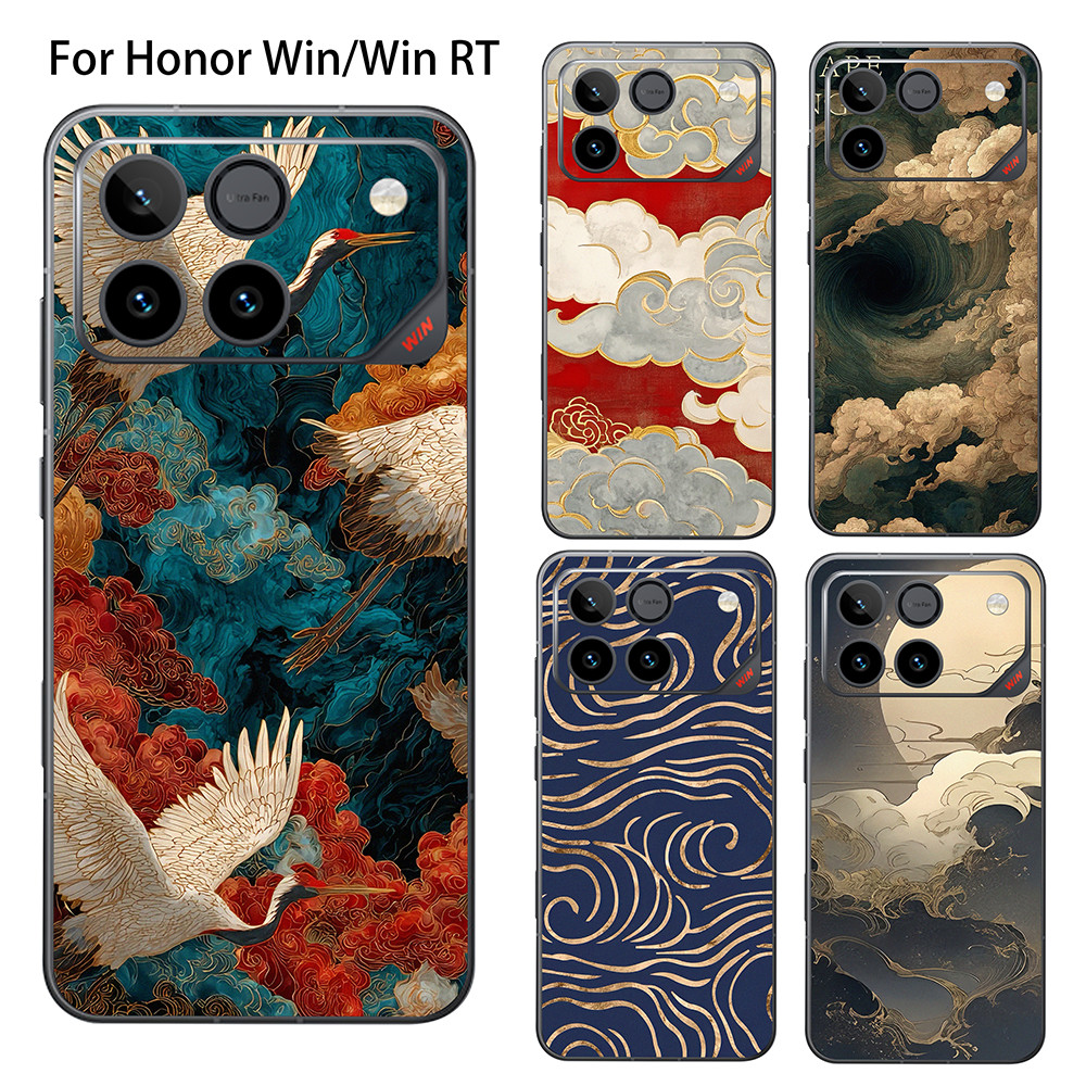 Dành cho Honor WIN / WIN RT Nhãn dán máy ảnh giấy mềm + Nhãn dán mặt sau / Phim mặt sau in hình đám 