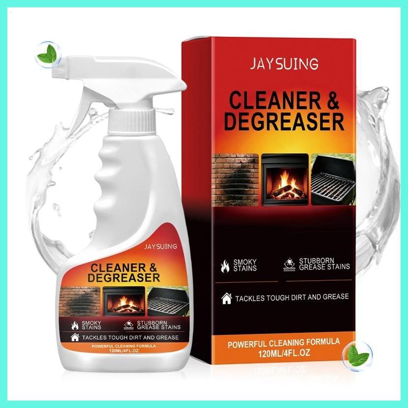 BBQ Grill Cleaner 120ml Heavy Duty BBQ Degrease Grill Cleaner Spray cho thép không gỉ Gang Grat BBQ 