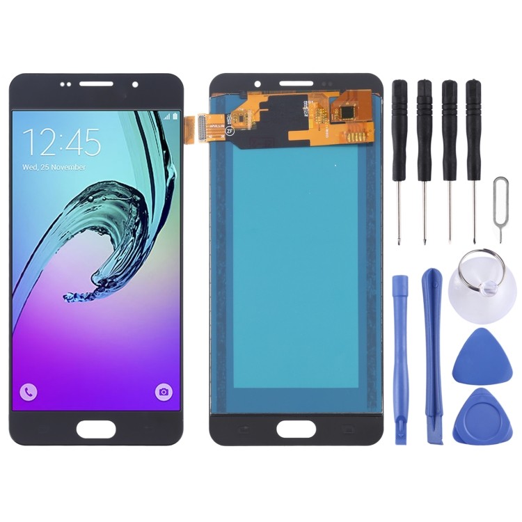 Để giao hàng Màn hình LCD và Bộ số hóa đầy đủ cho Galaxy A7, A710F, A710F / DS, A710FD, A710M, A710M
