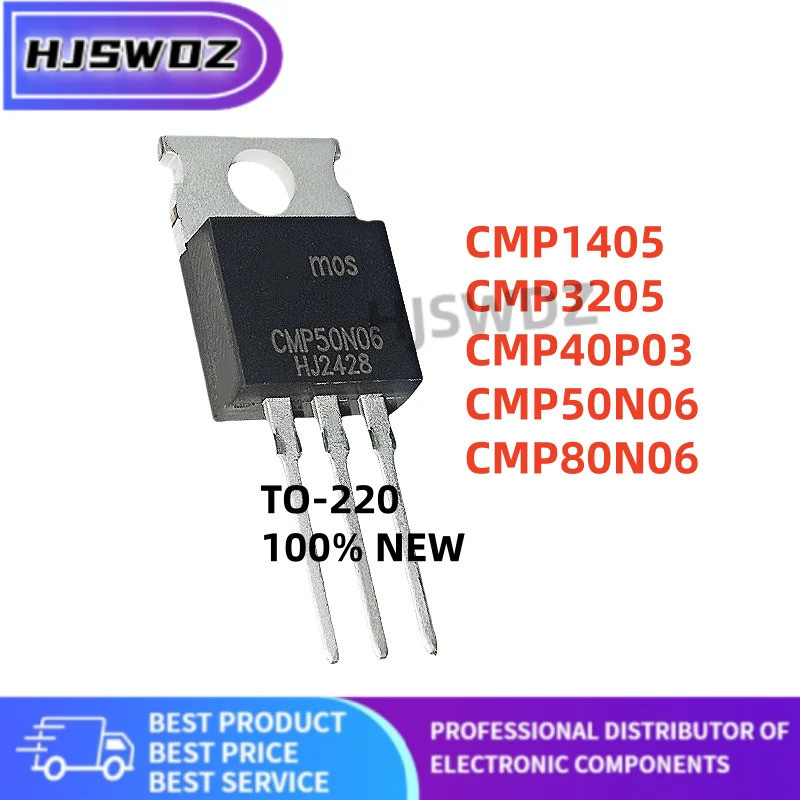 10 / CÁI CMP50N06 CMP3205 CMP40P03 CMP80N06 CMP1405 MOSFET ống hiệu ứng trường TO-220 mos chip ic 4G