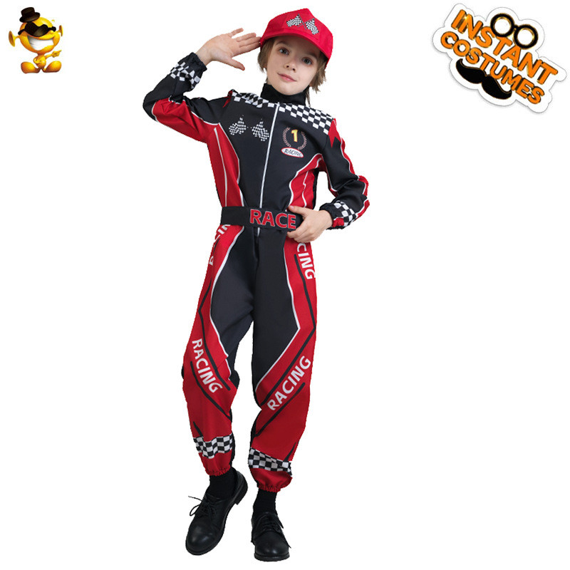 Trẻ Em Racer Trang Phục Trình Diễn Sân Khấu Trang Phục Trình Diễn Tiệc Trang Phục Halloween Racer Tr