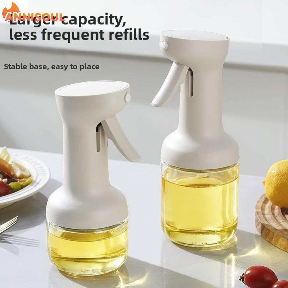 [NISO]For Air Fryer Oil Spray Bottle 280ml 450ml Glass Fine Mist Even Oil Distribution